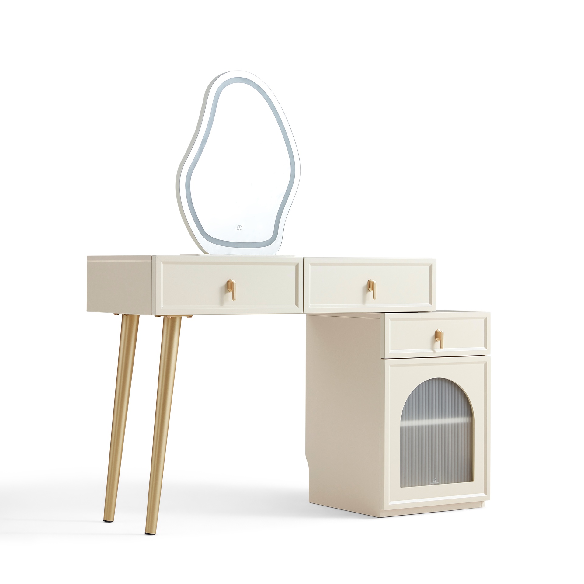 Carolina Dressing Table with Mirror