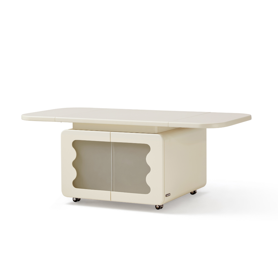 Pixie White Foldable Coffee Table