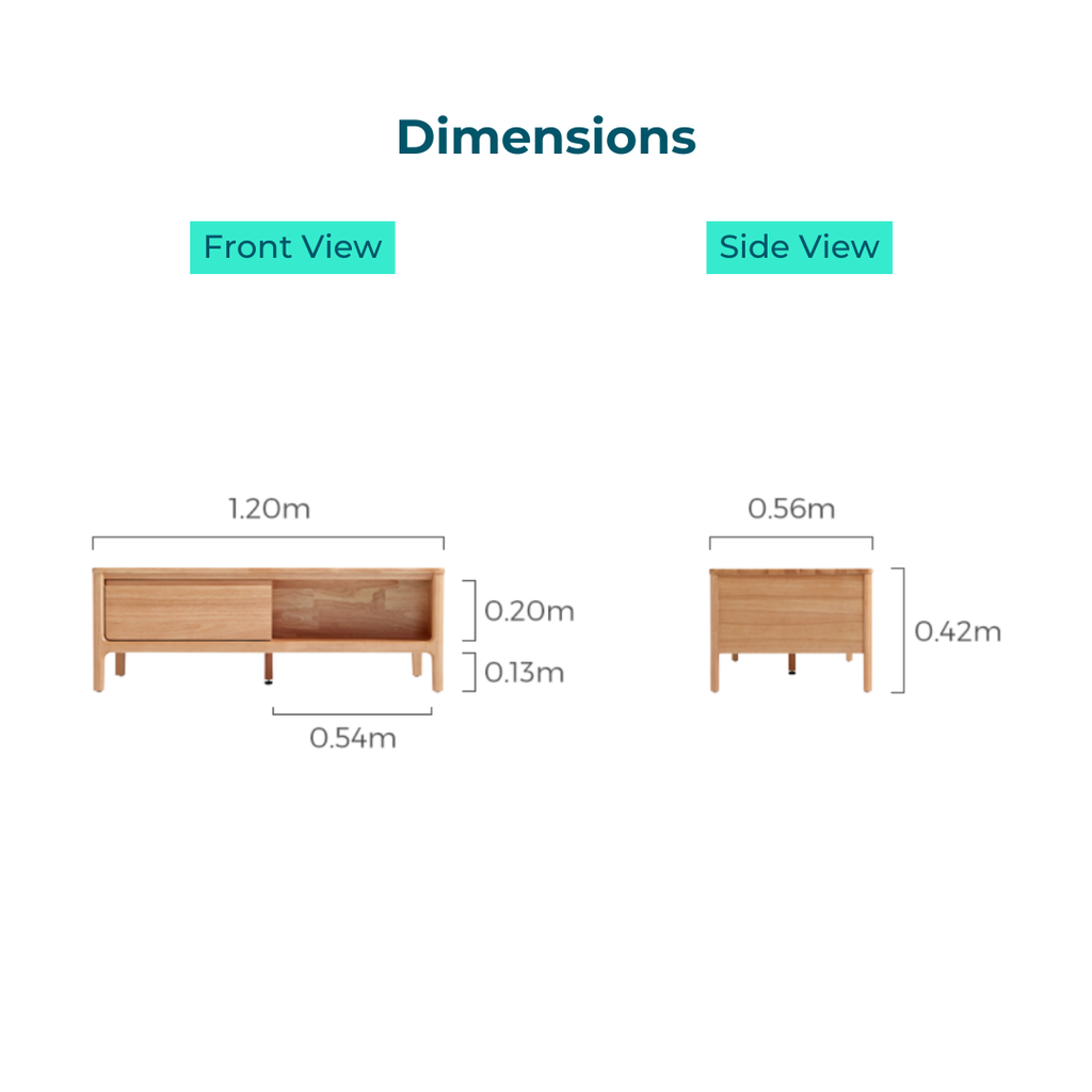 Clark Solid Wood Coffee Table