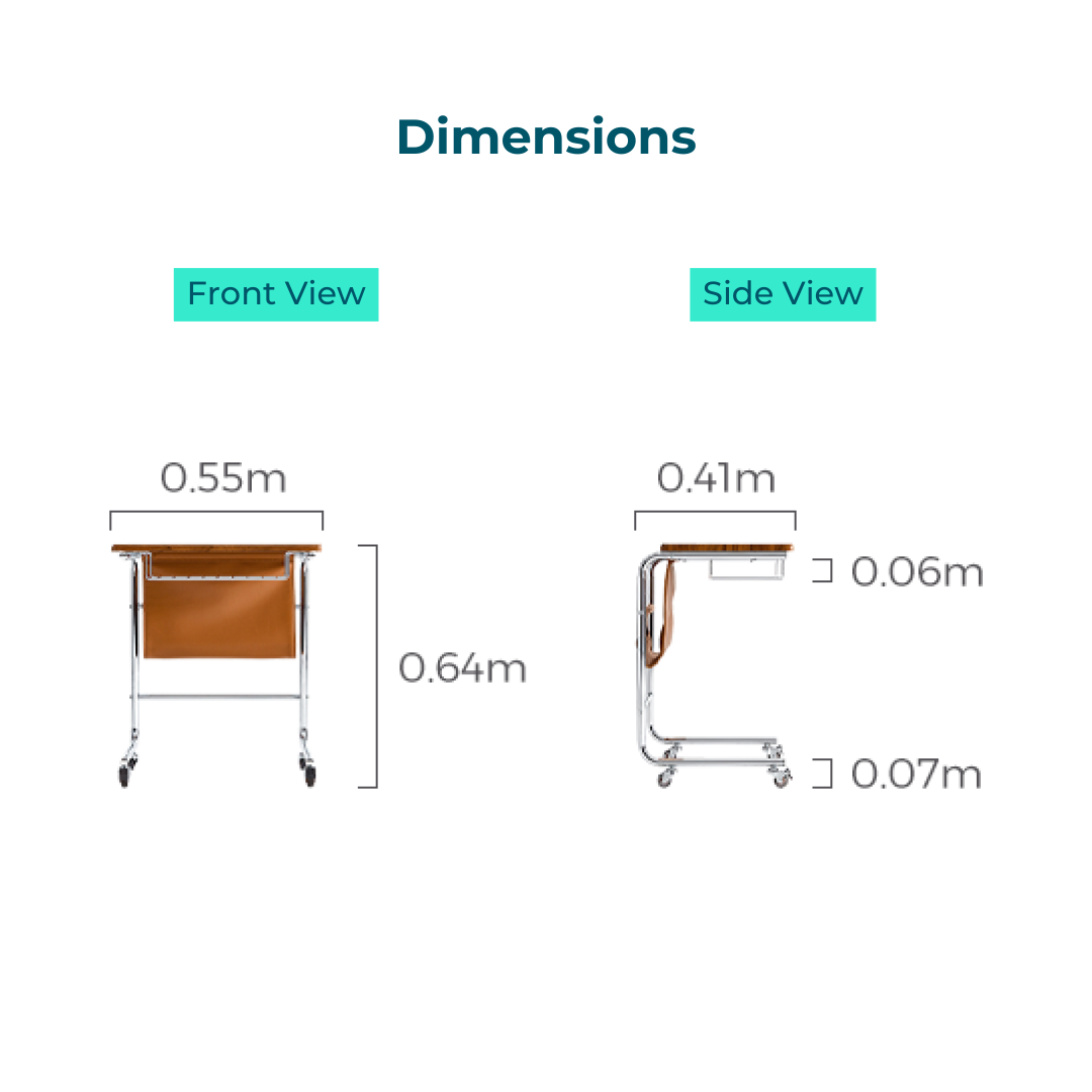 Mavie Movable Side Table 