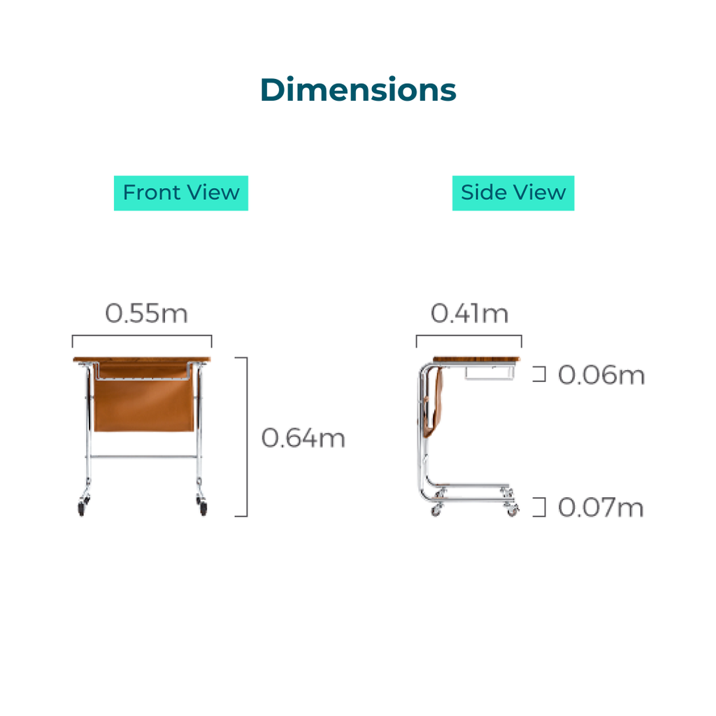 Mavie Movable Side Table 
