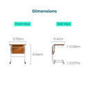 Mavie Movable Side Table 