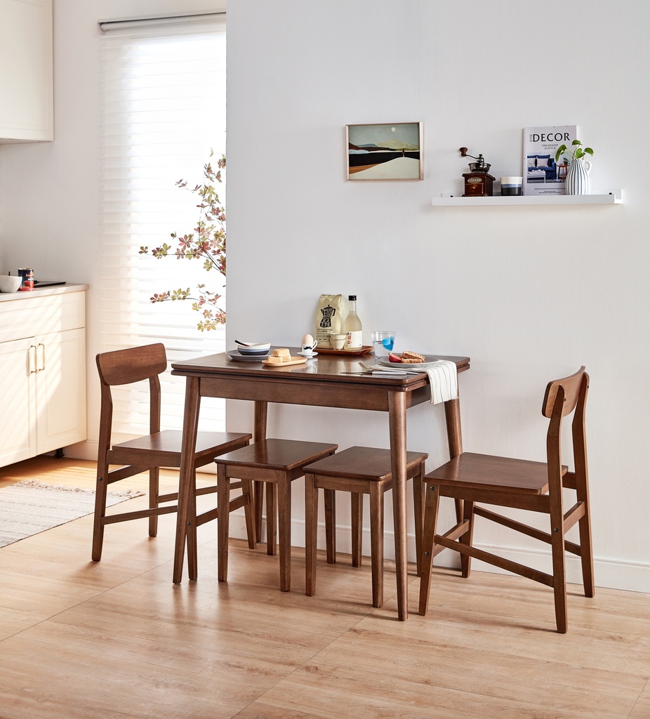Mocha Folding Long Dining Table