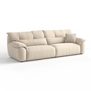 Nympha Cream Scratch-Resistant Fabric Sofa