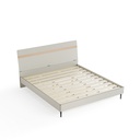 Orriana Light Gray Melamine Bed 