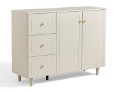 [LSC23BG008150] Flora Cream Melamine Side Cabinet