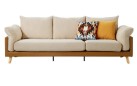 Nysa Beige Fabric Sofa