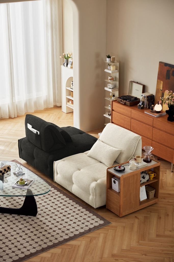 Charlotte Multi-Functional Modular Fabric Sofa Bed