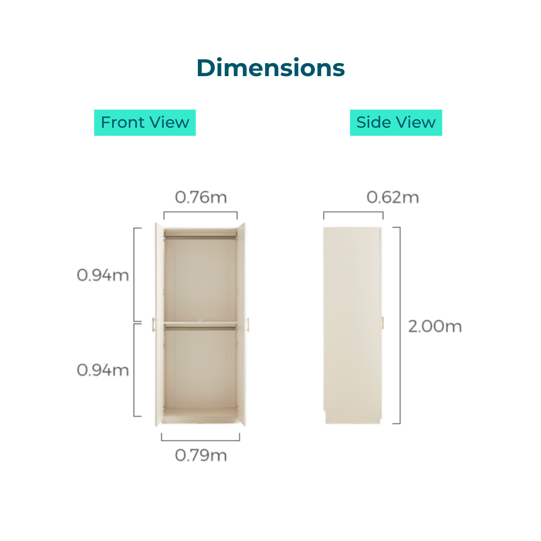Clara Wardrobe Cabinet