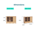 Oscar Wood Melamine Sideboard