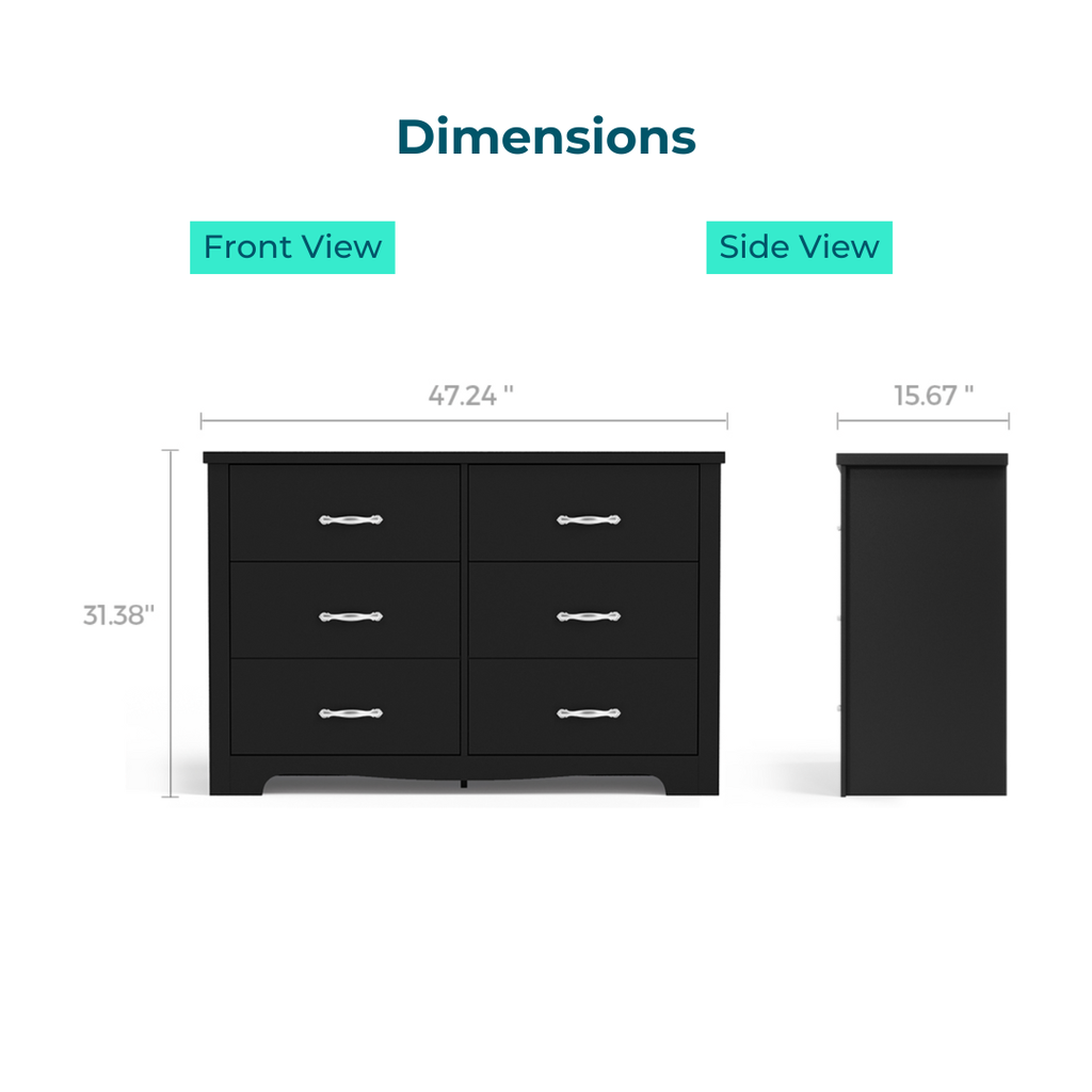 Alyssa 6-Drawer Cabinet