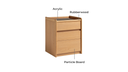 Onyx 3-Drawer Night Stand
