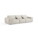 Damon 4-Seater Leather Sofa