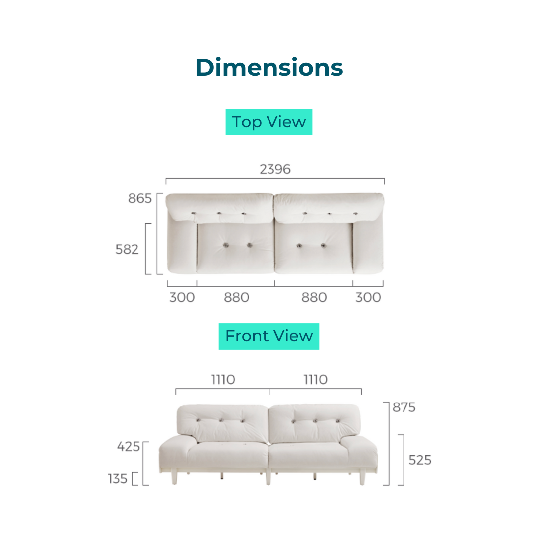 Dixie 3-Seater Sofa