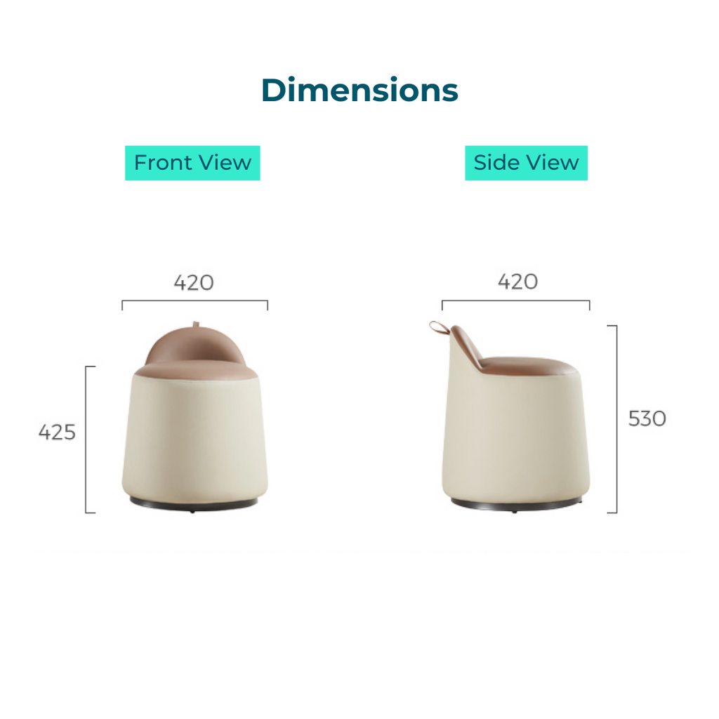 Leonze Dressing Stool