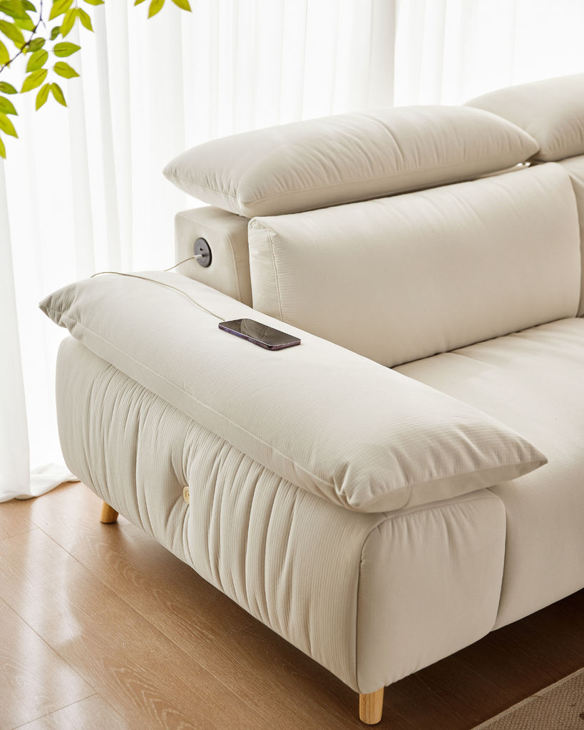 Daphne 3-Seater Fabric Sofa