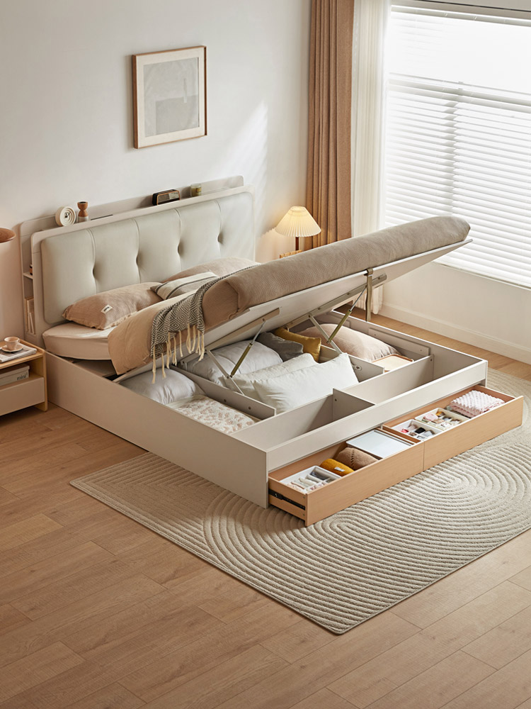 Eileen Bed with Storage Cabinet