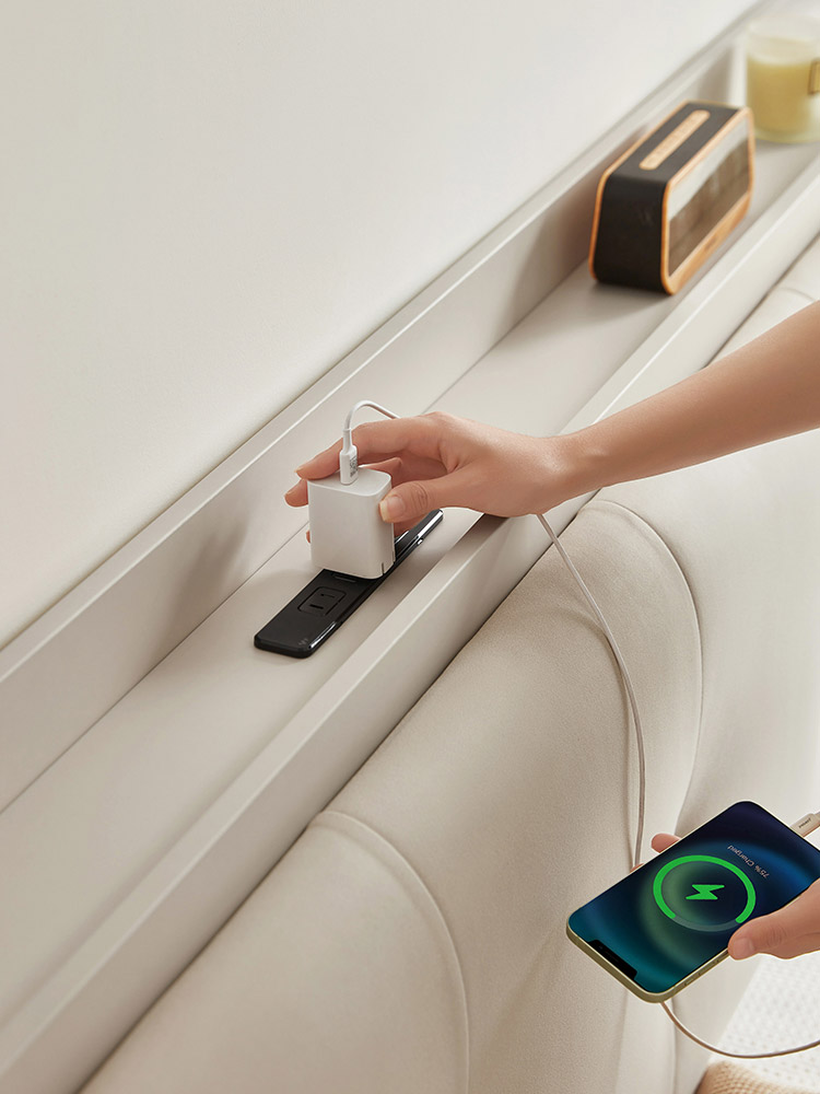 Eileen Bed with Storage Cabinet