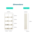 Erlena 8-Grid Boookshelf