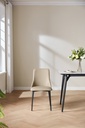 Islene Beige Faux Leather Dining Chair (2pcs)