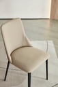 Islene Beige Faux Leather Dining Chair (2pcs)