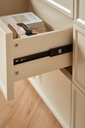 Mirena Drawer Cabinet w/ Desk, Mirror & Stool
