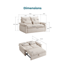 Nessa Fabric Sofa Bed