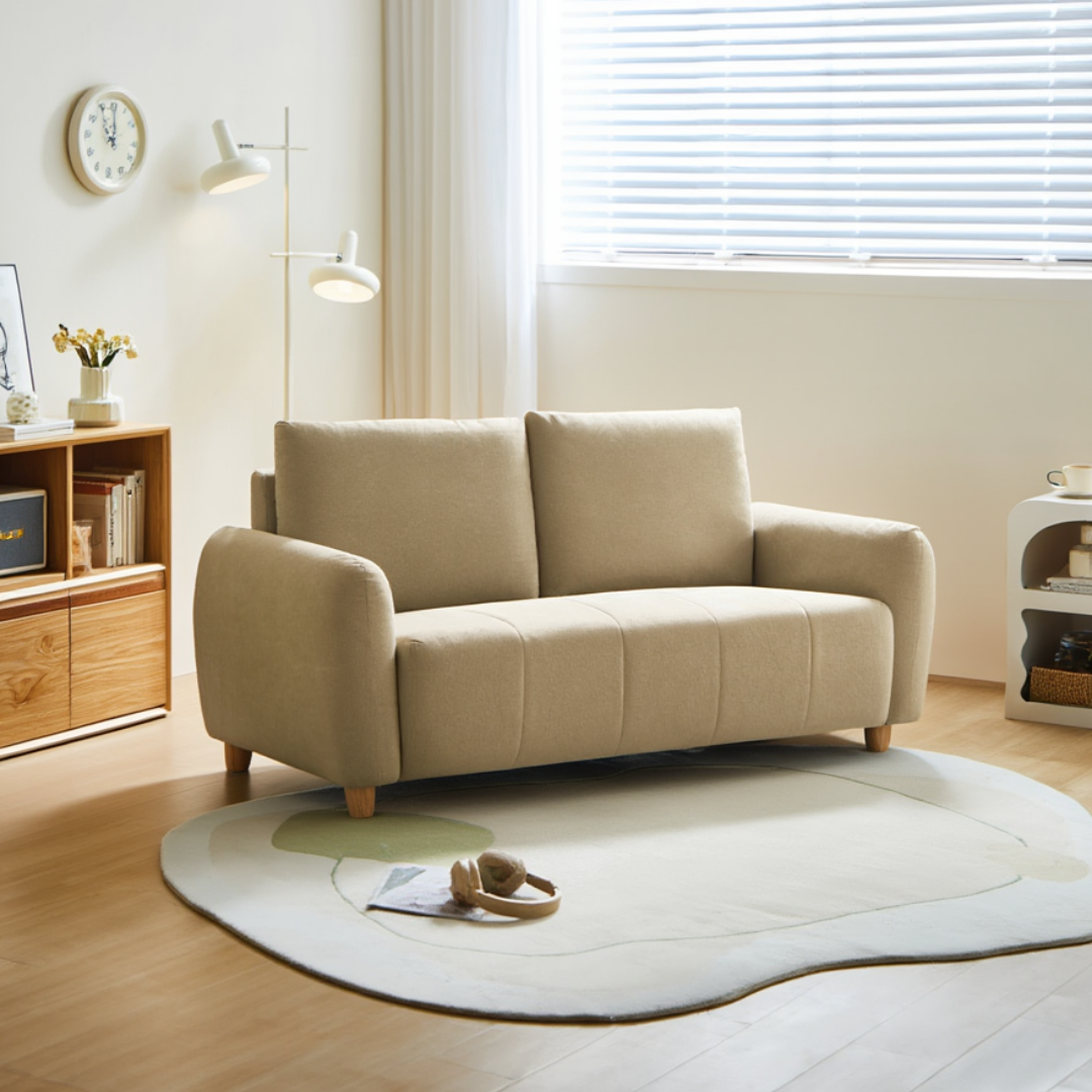 Avia 3-Seater Fabric Sofa