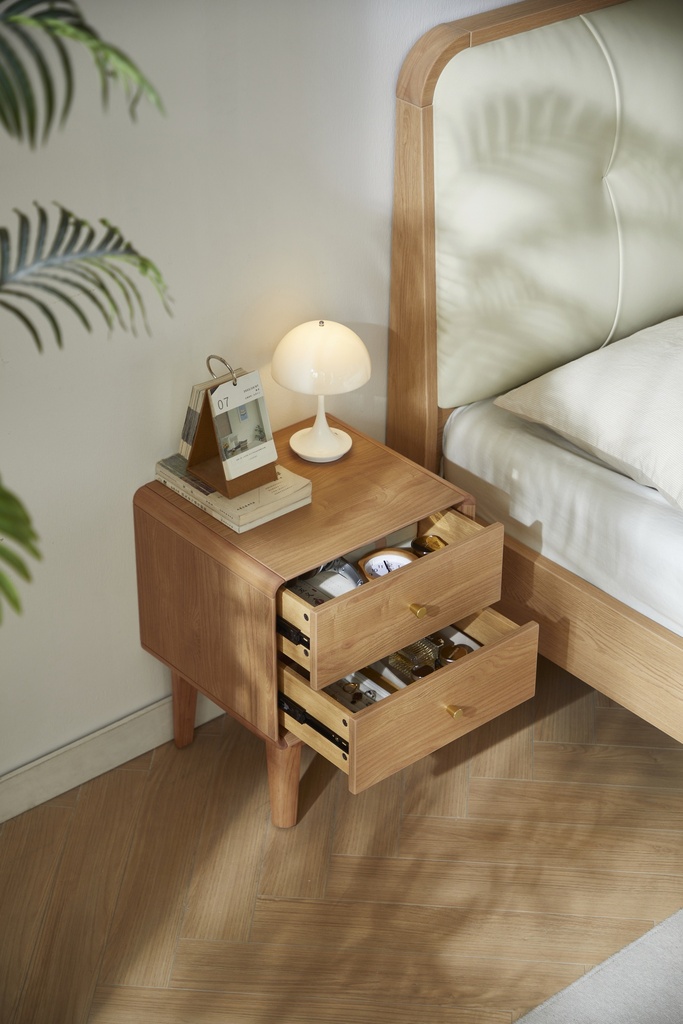 Mary Solid Wood Bedside Table