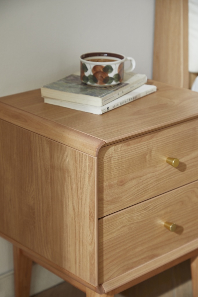 Mary Solid Wood Bedside Table