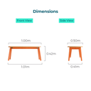 Madeline Single-Layer Coffee Table