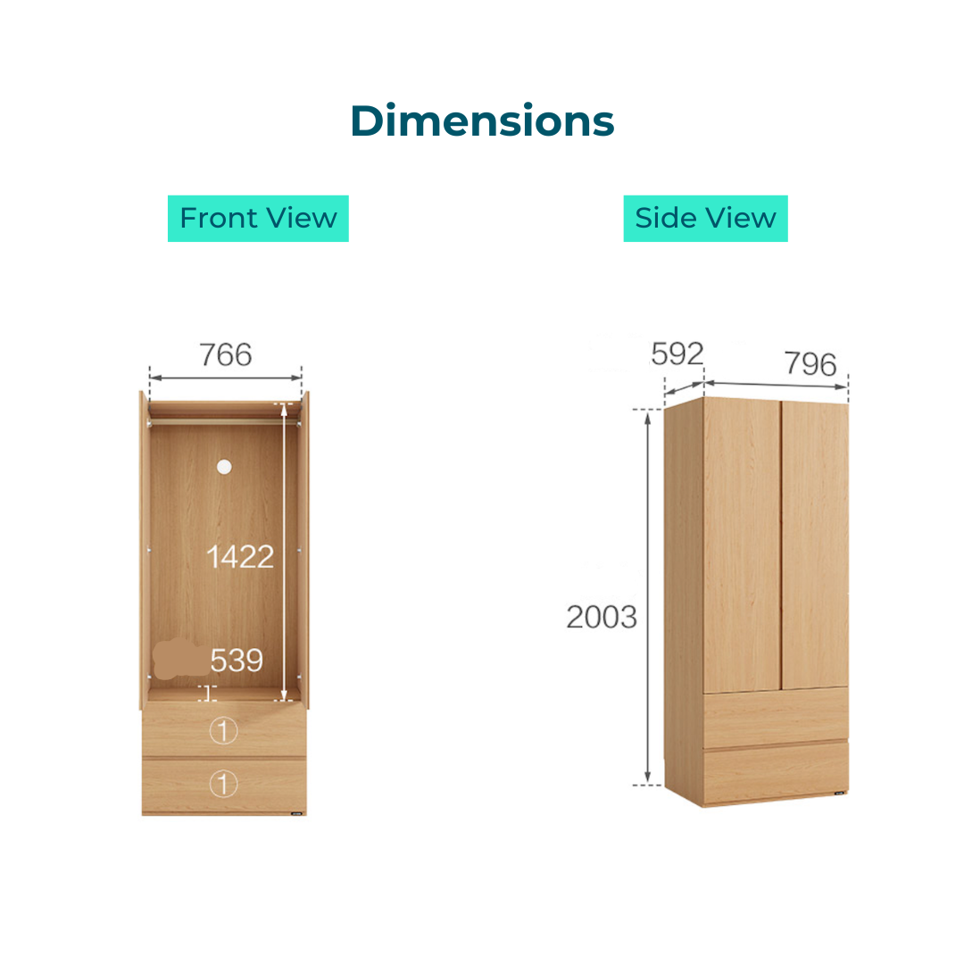 Mason Wardrobe (2.4m)