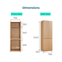 Miles 2-Door Wardrobe