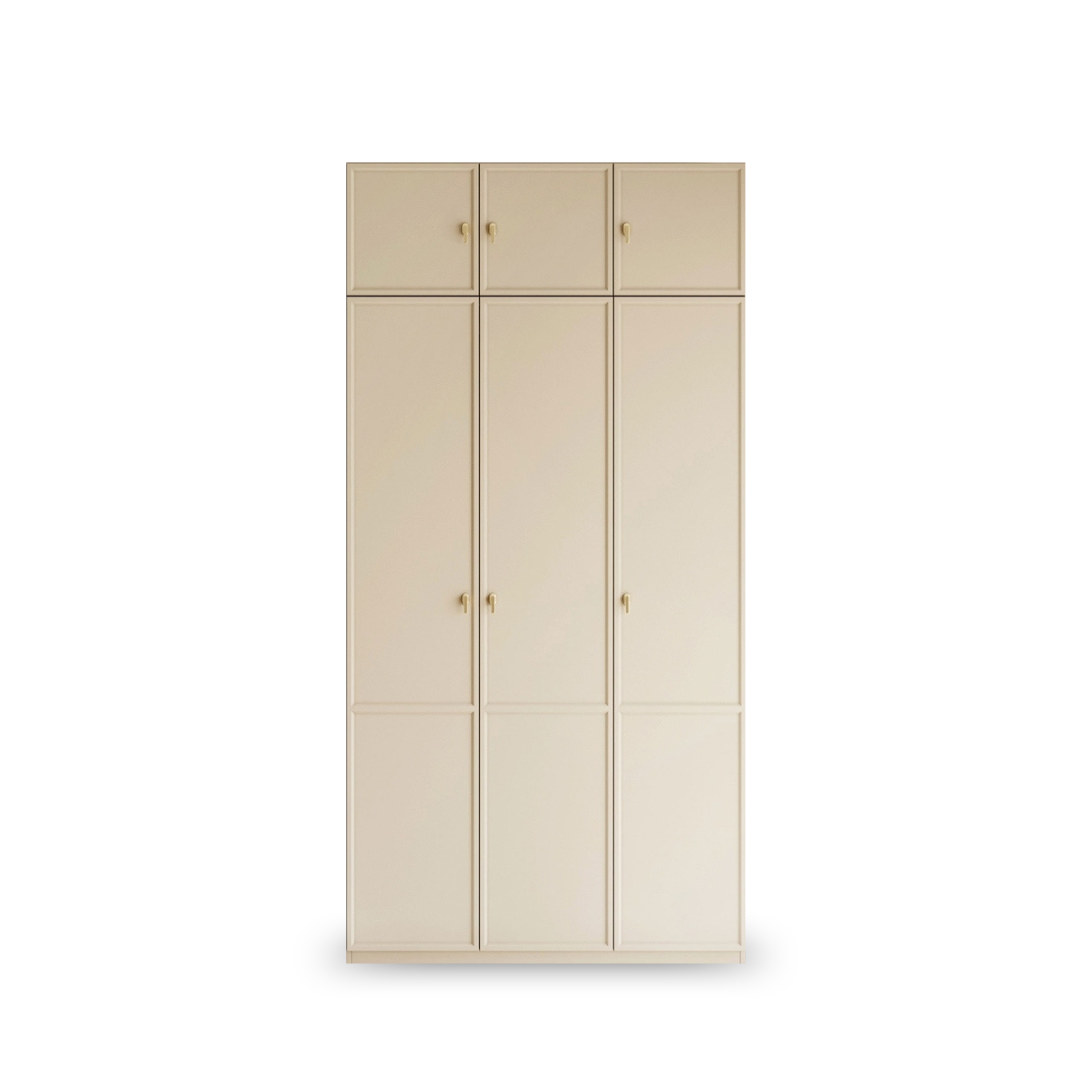 Percy Wardrobe W/ Top Cabinet 