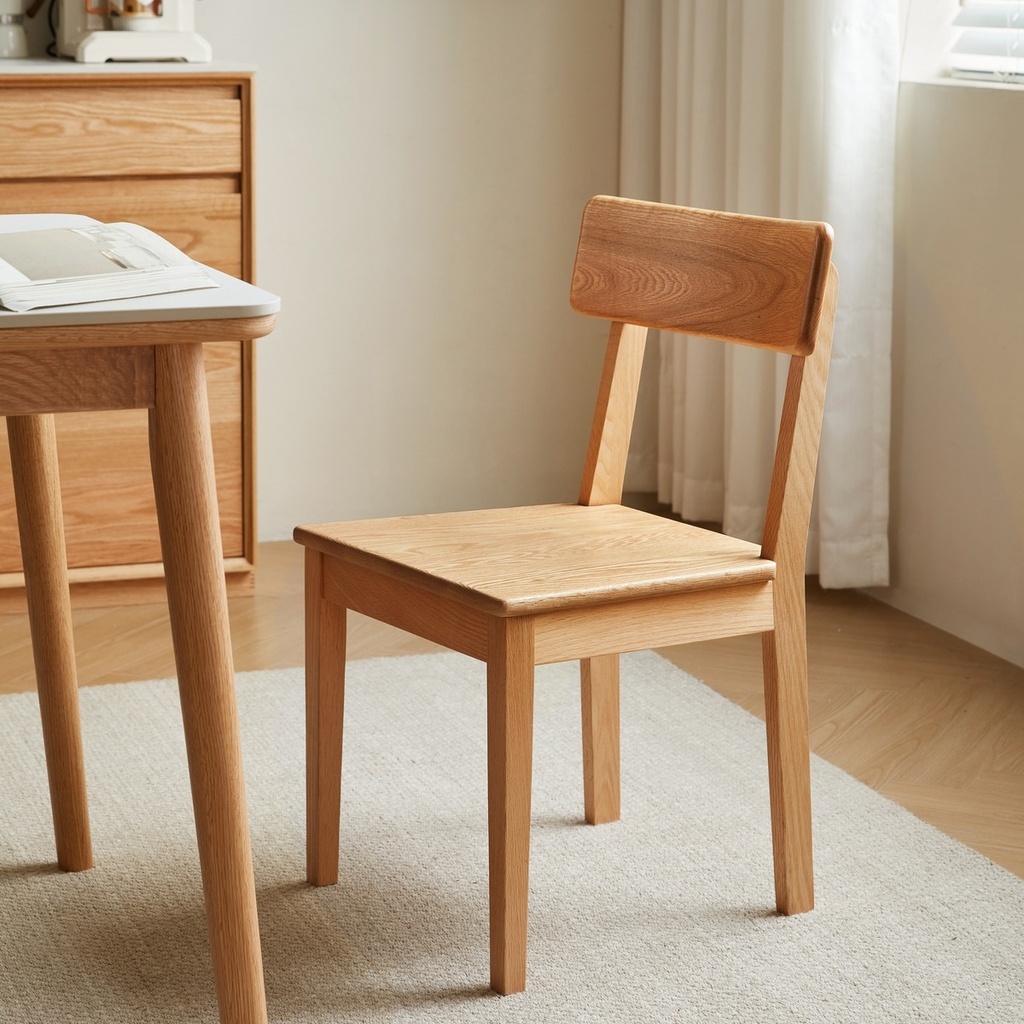 Sorelia Red Oak Dining Table Set
