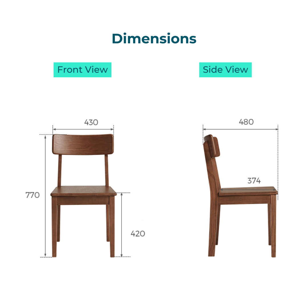 Sorelia Red Oak Dining Table Set