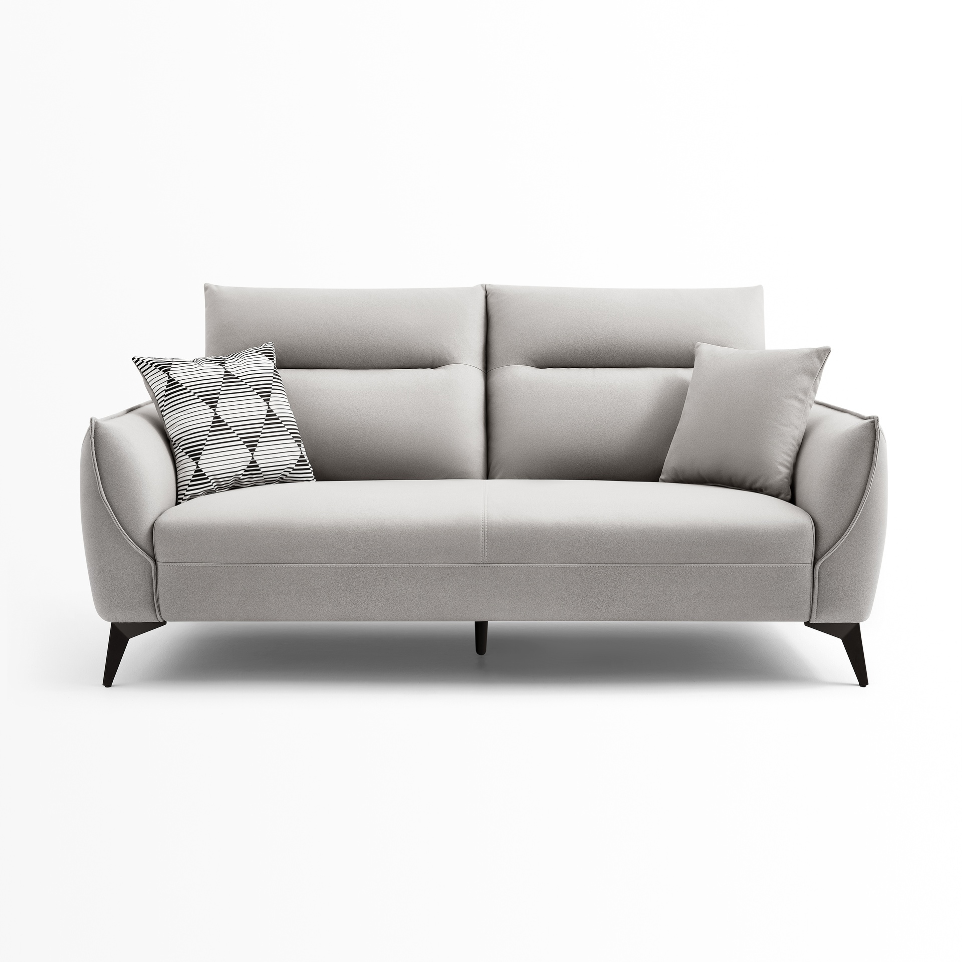 Stefan Smooth Fabric Sofa 