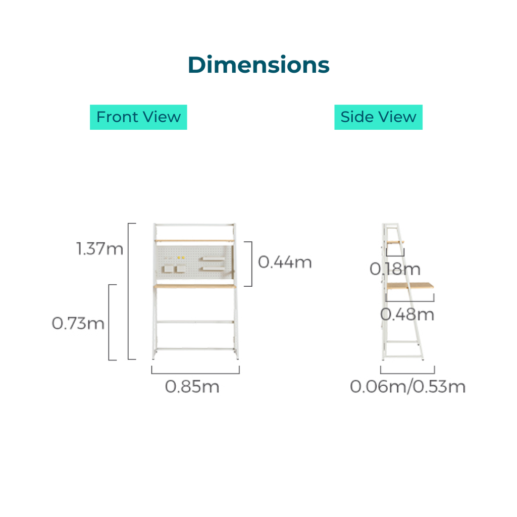 Senna Folding Computer Desk 