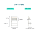 Senna Folding Computer Desk 