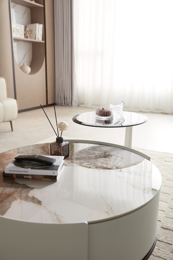 Odie Gray Sintered Stone Coffee Table