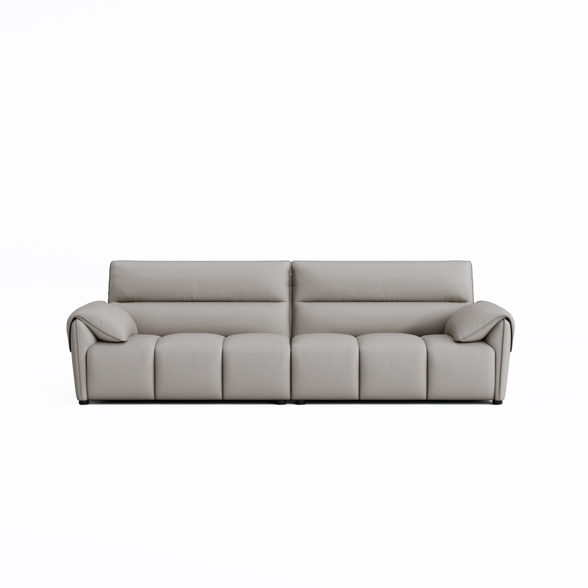 Nythera Gray Fabric Sofa 