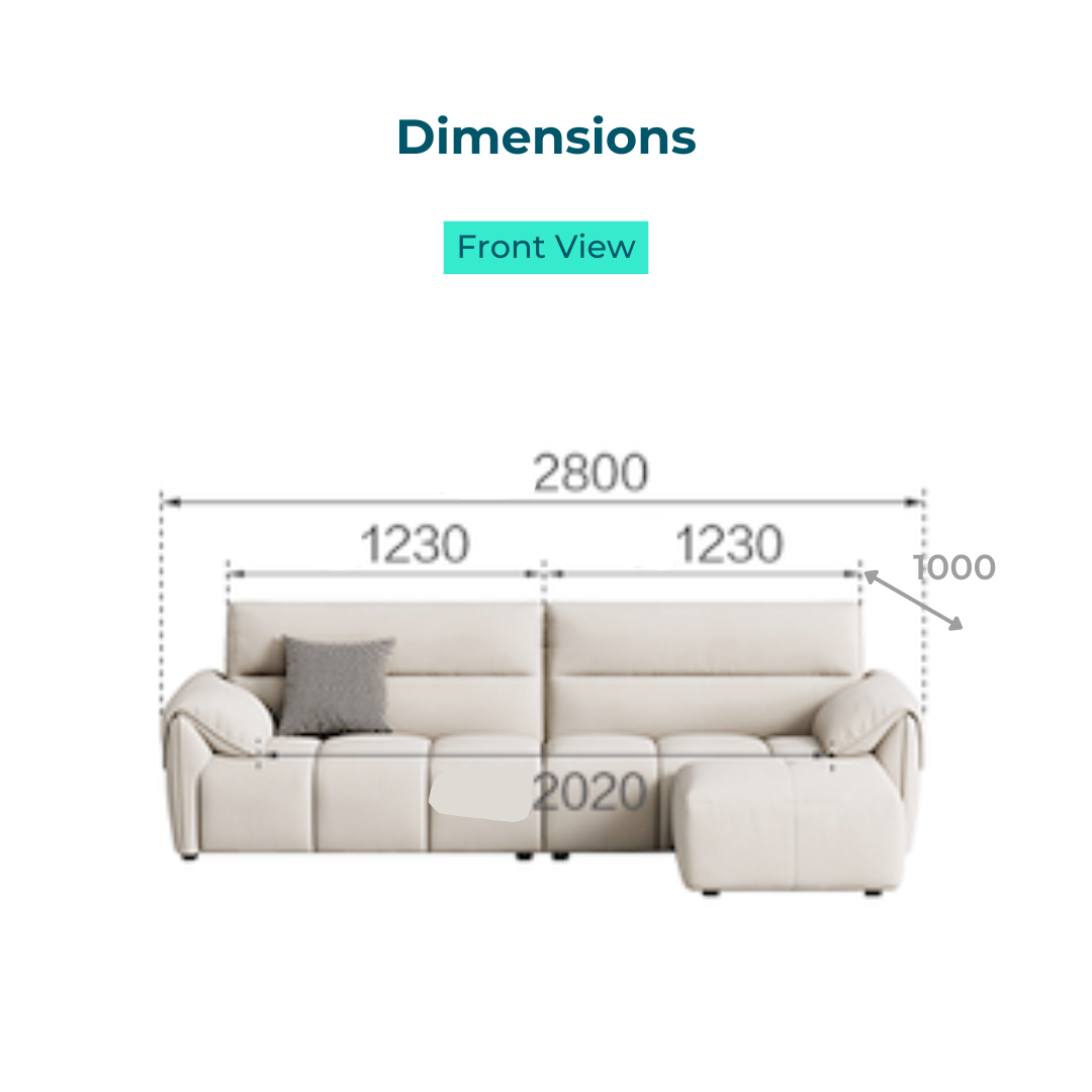 Nythera Gray Fabric Sofa 