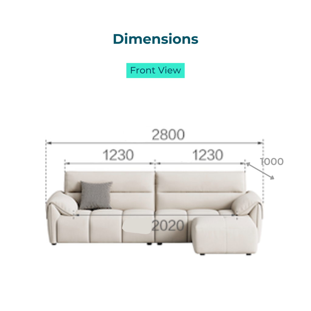 Nythera Gray Fabric Sofa 