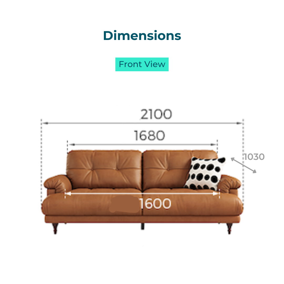 Nathan Brown Eco Leather Sofa