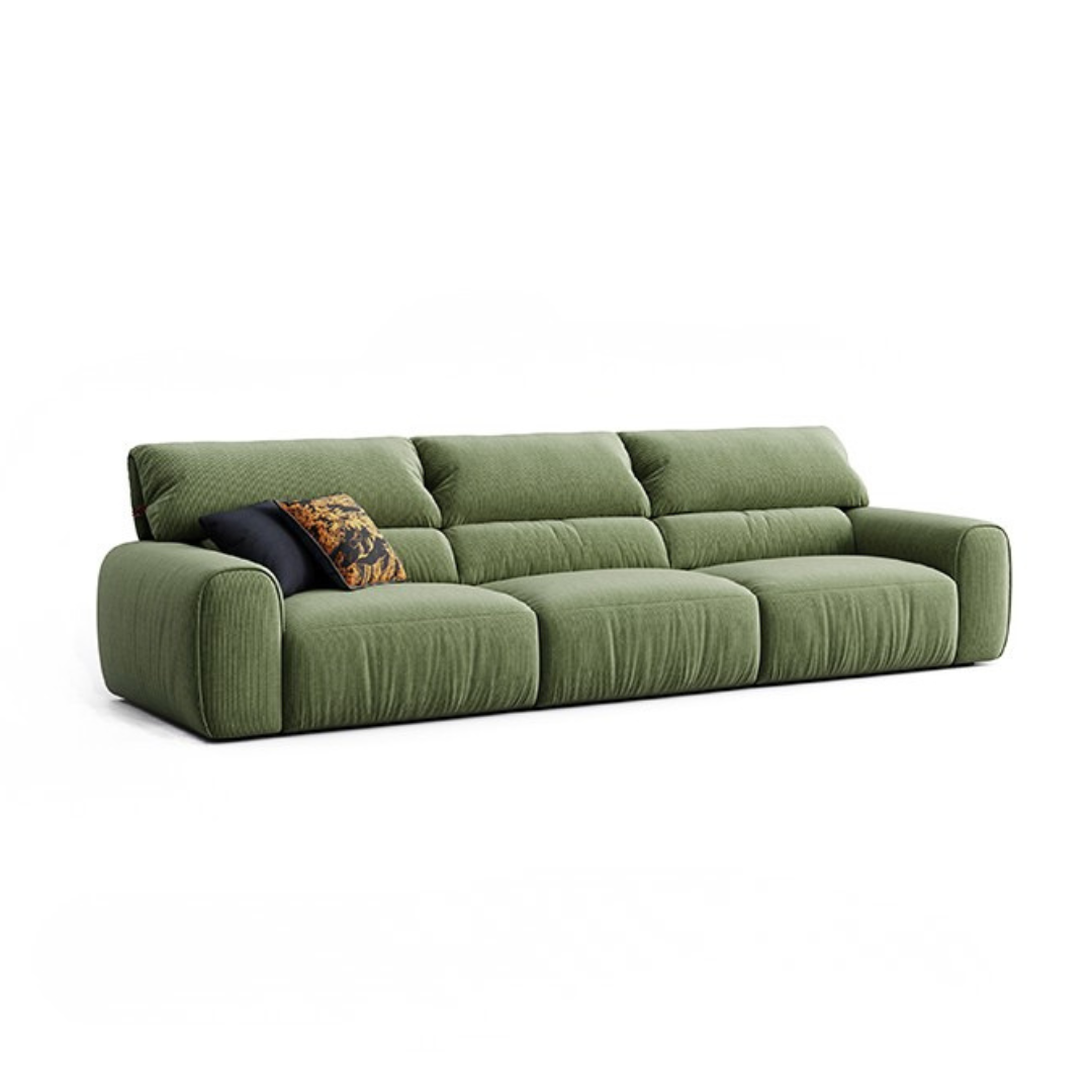 Nathanael Green Fabric Sofa 