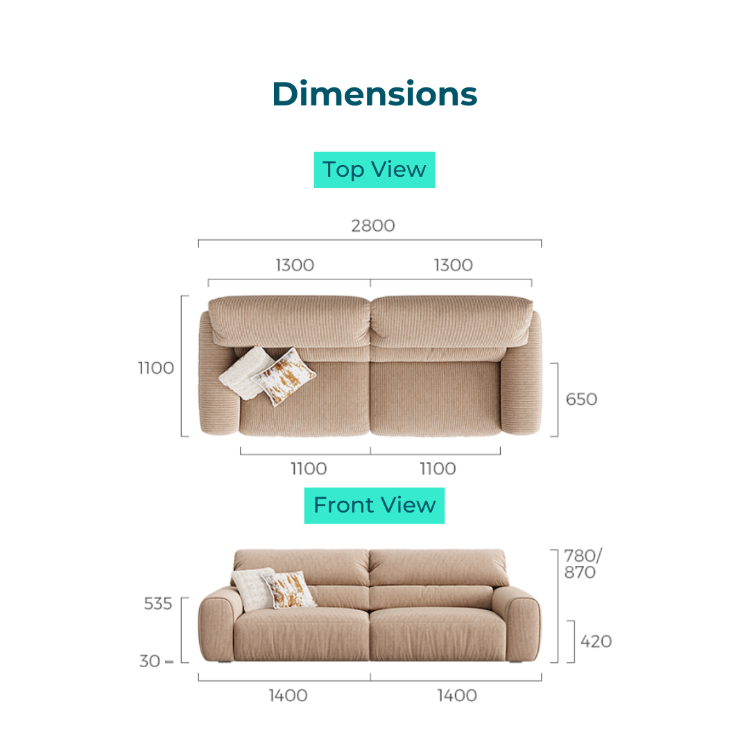 Nathanael Green Fabric Sofa 