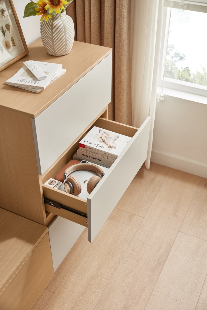 Oswald Melamine 3-Drawer Cabinet