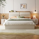 Norex Light Gray Melamine Bed