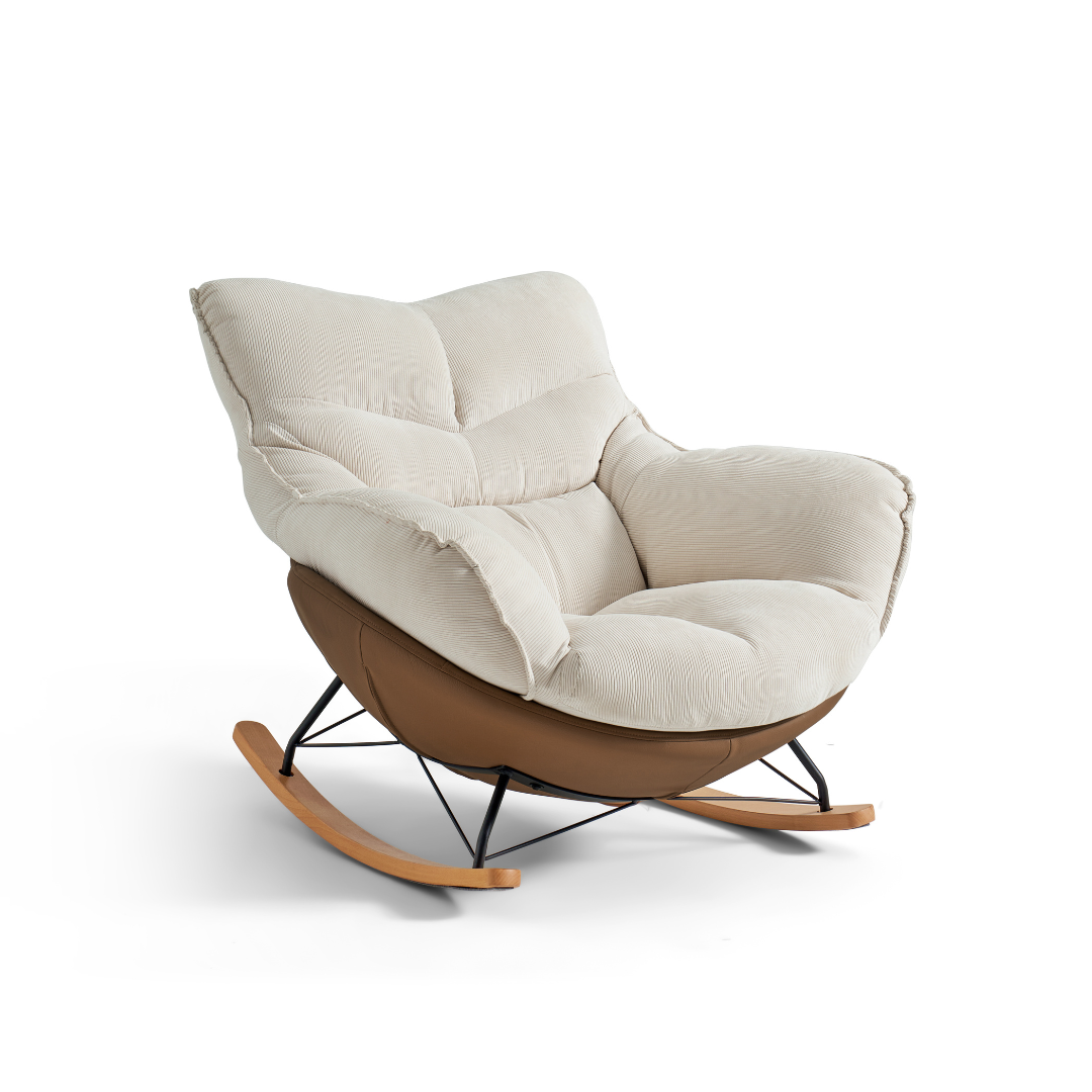 Noriah Pet-Friendly Leather Rocking Chair 