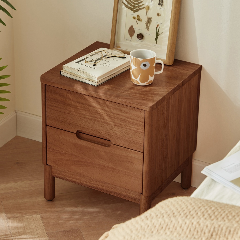 Adora Solid Wood Bedside Table 
